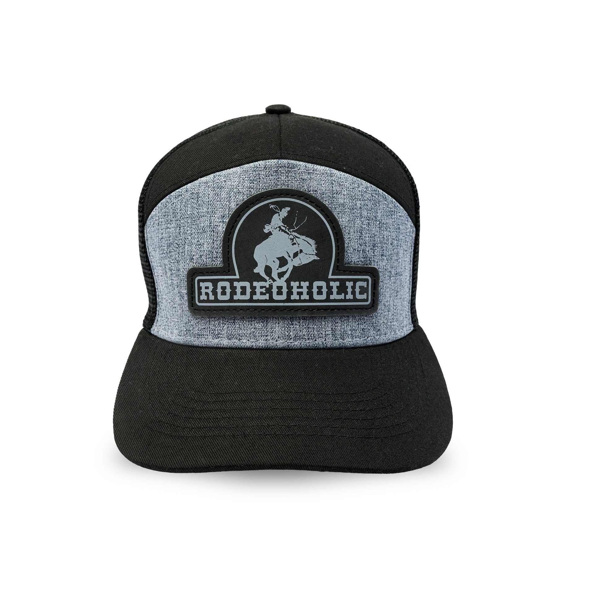 Rodeoholic Heather-Black - 1FRONT