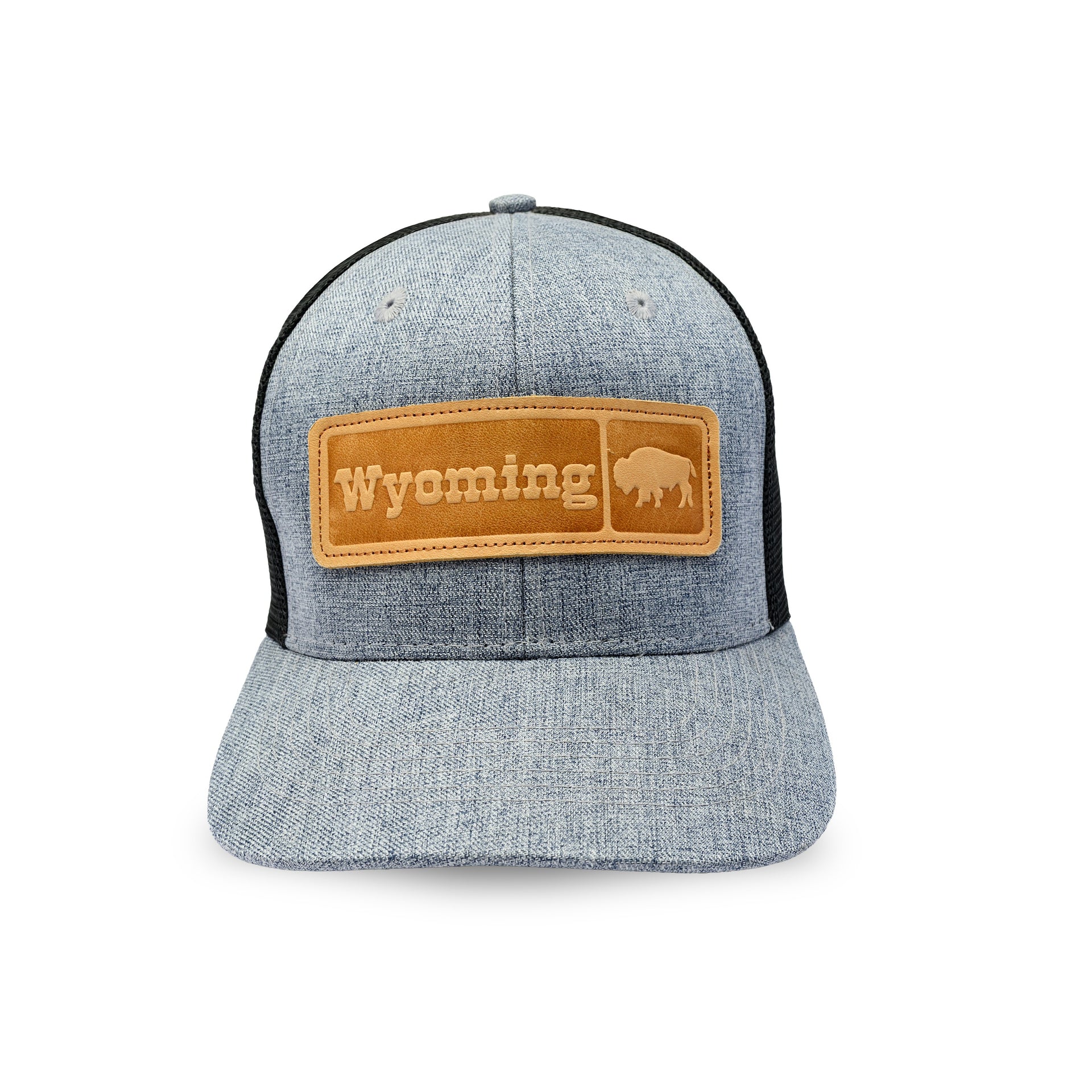 WY Bison Heather-Black - 1FRONT