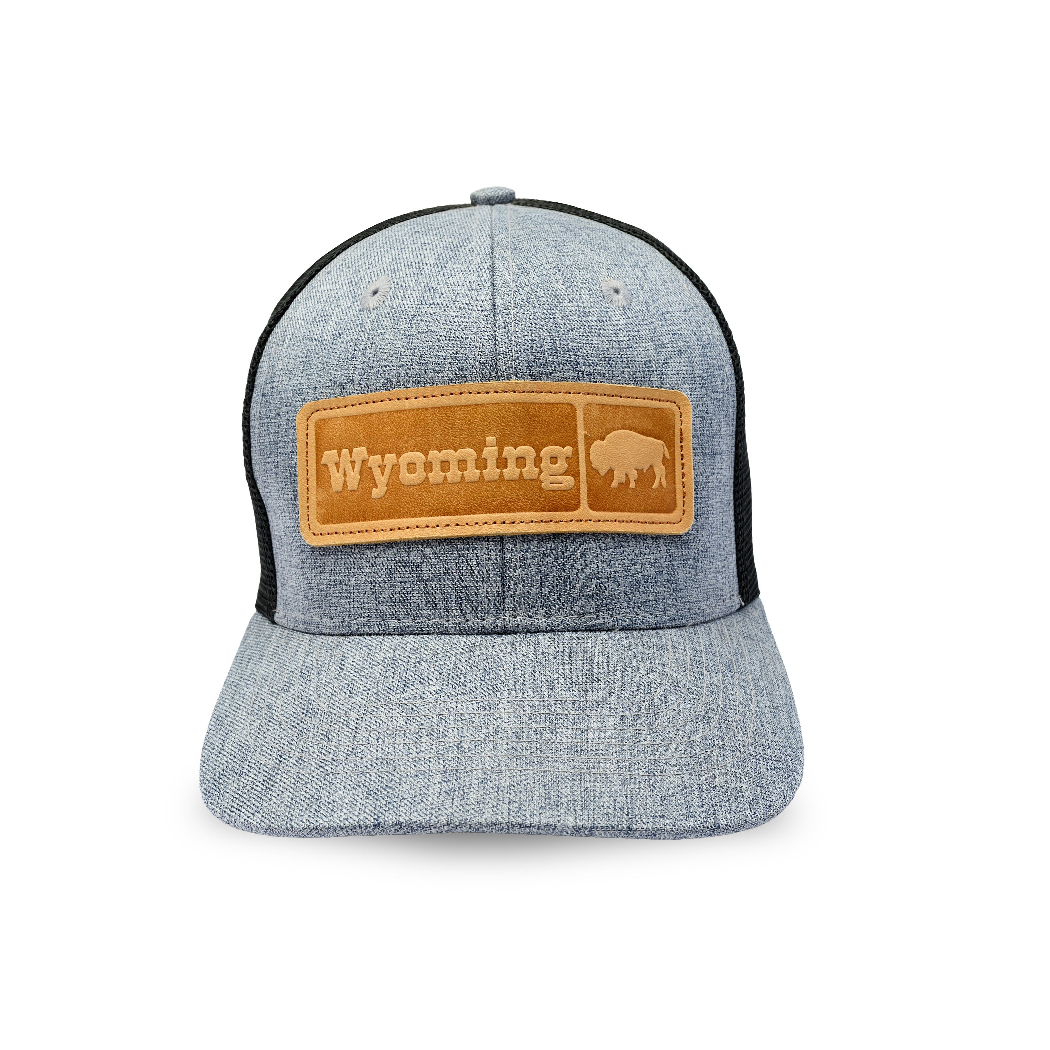 WY Bison Heather-Black - 1FRONT
