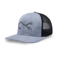 Hook and Horn Heather-Black - 2PATCH