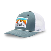 ID Peak Hat Blue/White - 2PATCH