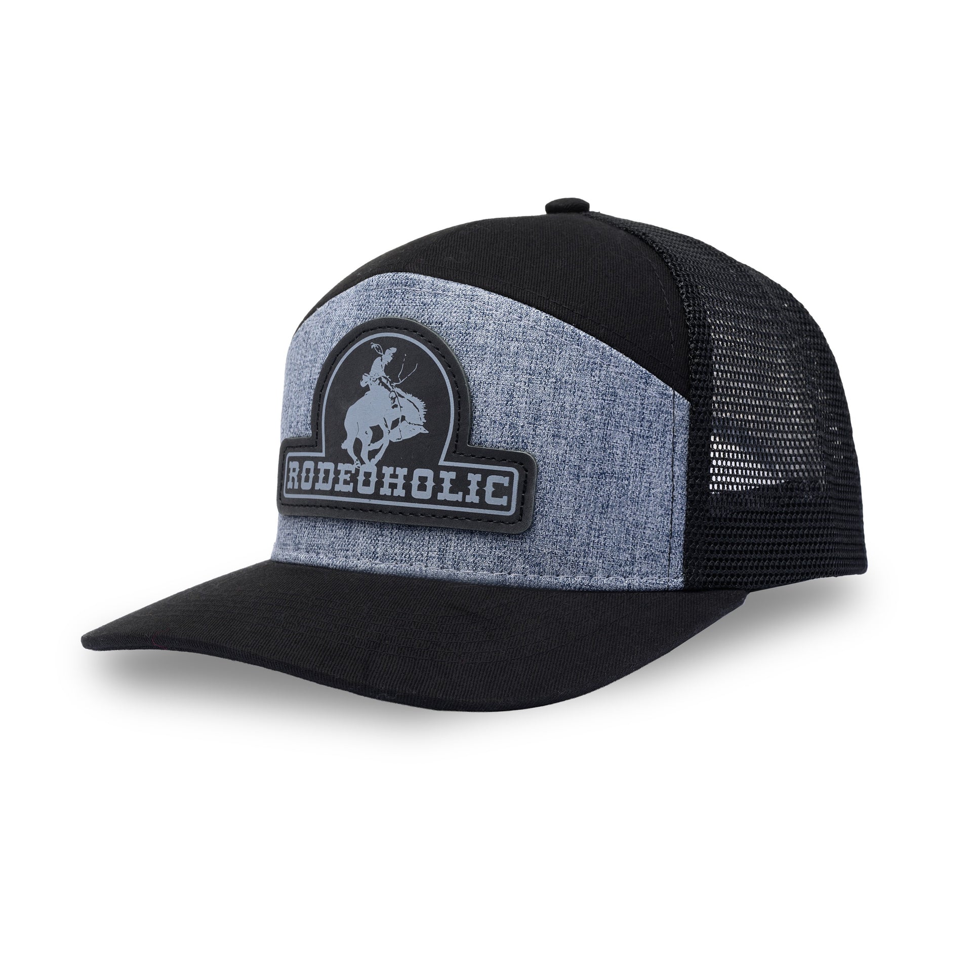 Rodeoholic Heather-Black - 2PATCH