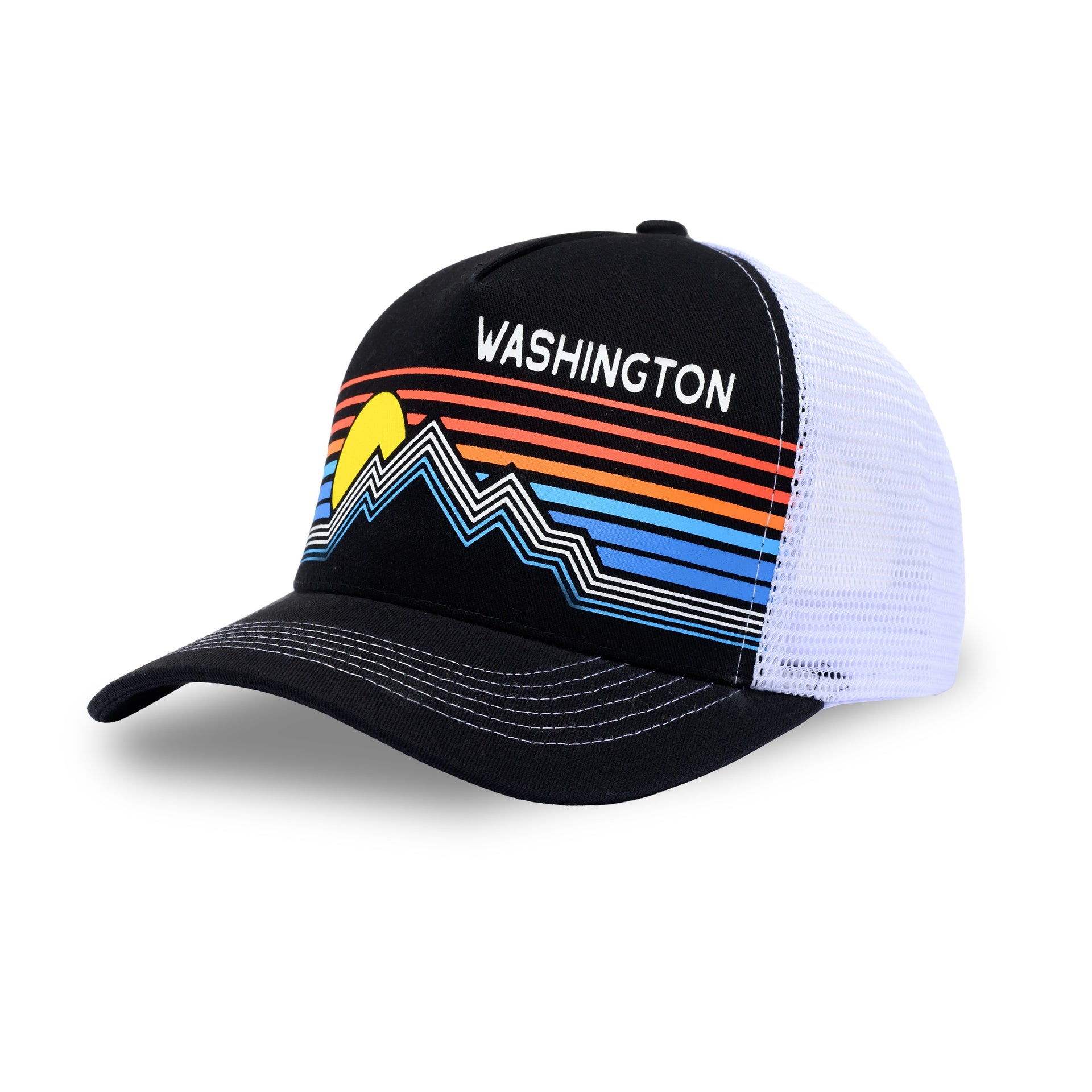 WA Skyline Black-White - 2PATCH