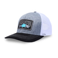 WA Salmon Heather-White - 2PATCH