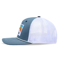 ID Peak Hat Blue/White - 3SIDE