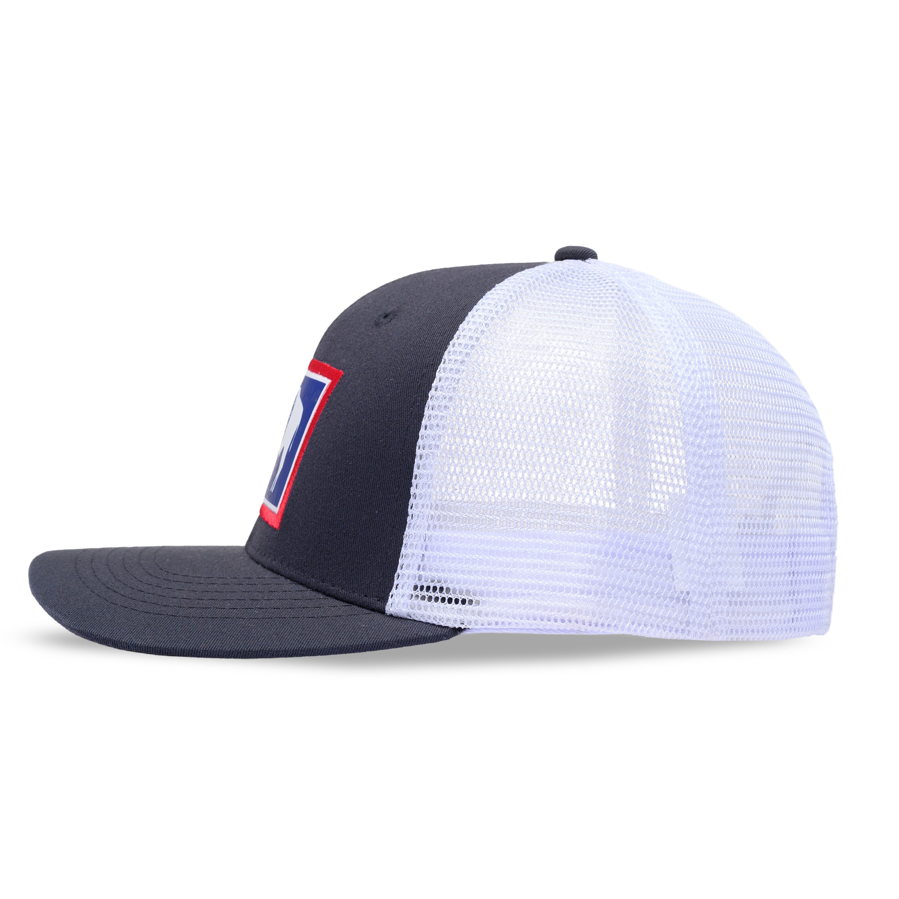 WY Flag Navy-White - 3SIDE