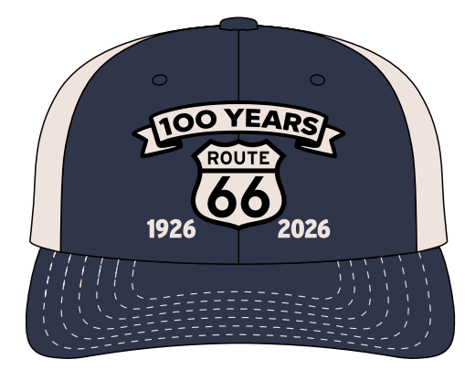 ROUTE 66-Navy-Stone Mesh