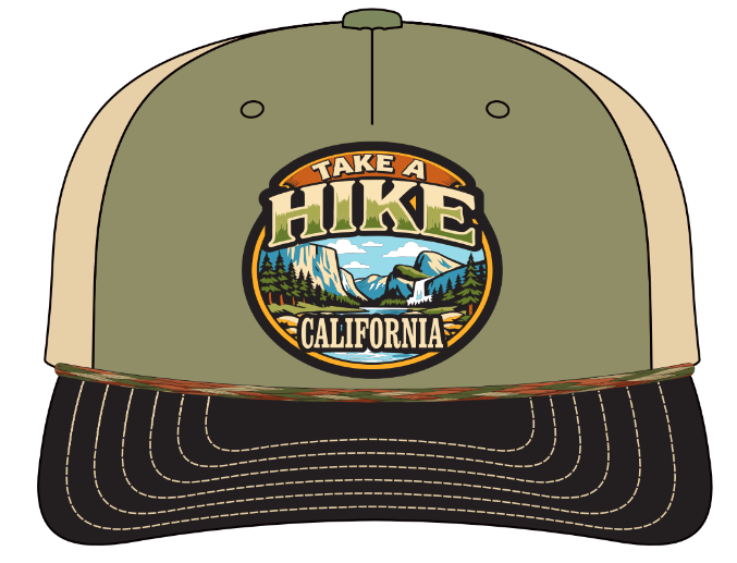 CA Take a Hike-Olive-Black-Khaki Mesh