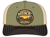 AZ-Take a Hike-Olive-Black-Khaki Mesh