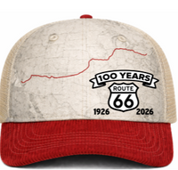 ROUTE 66-SUBLIMATED-CARDINAL-Stone Mesh