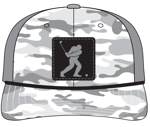 GOLF BIGFOOT-CAMO-GRAY MESH