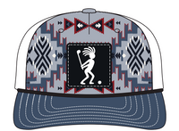 GOLF Kokopelli-BLUE-White Mesh