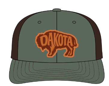 DK BISON-DK Green-Brown mesh