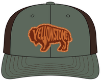 NP YELLOWSTONE BISON-DK Green-Brown mesh
