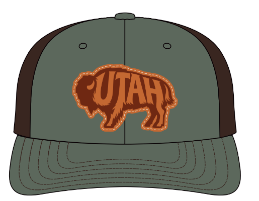 UT BISON-DK Green-Brown mesh