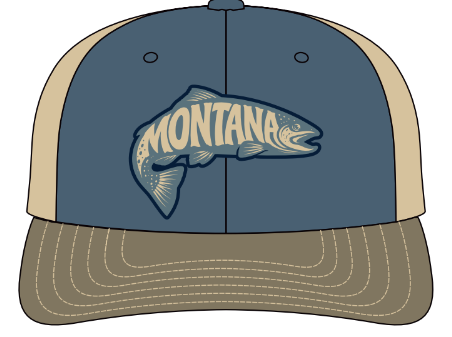 MT TROUT-Blue-Olive-Khaki Mesh
