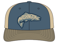 WA TROUT-Blue-Olive-Khaki Mesh