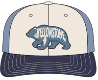 NP Yellowstone BEAR-Cream-Navy-Blue Mesh