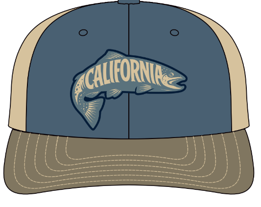 CA TROUT-Blue-Olive-Khaki Mesh
