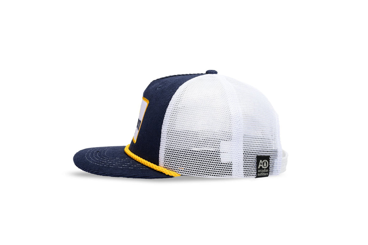 AZ-EST-Navy-White Mesh - side