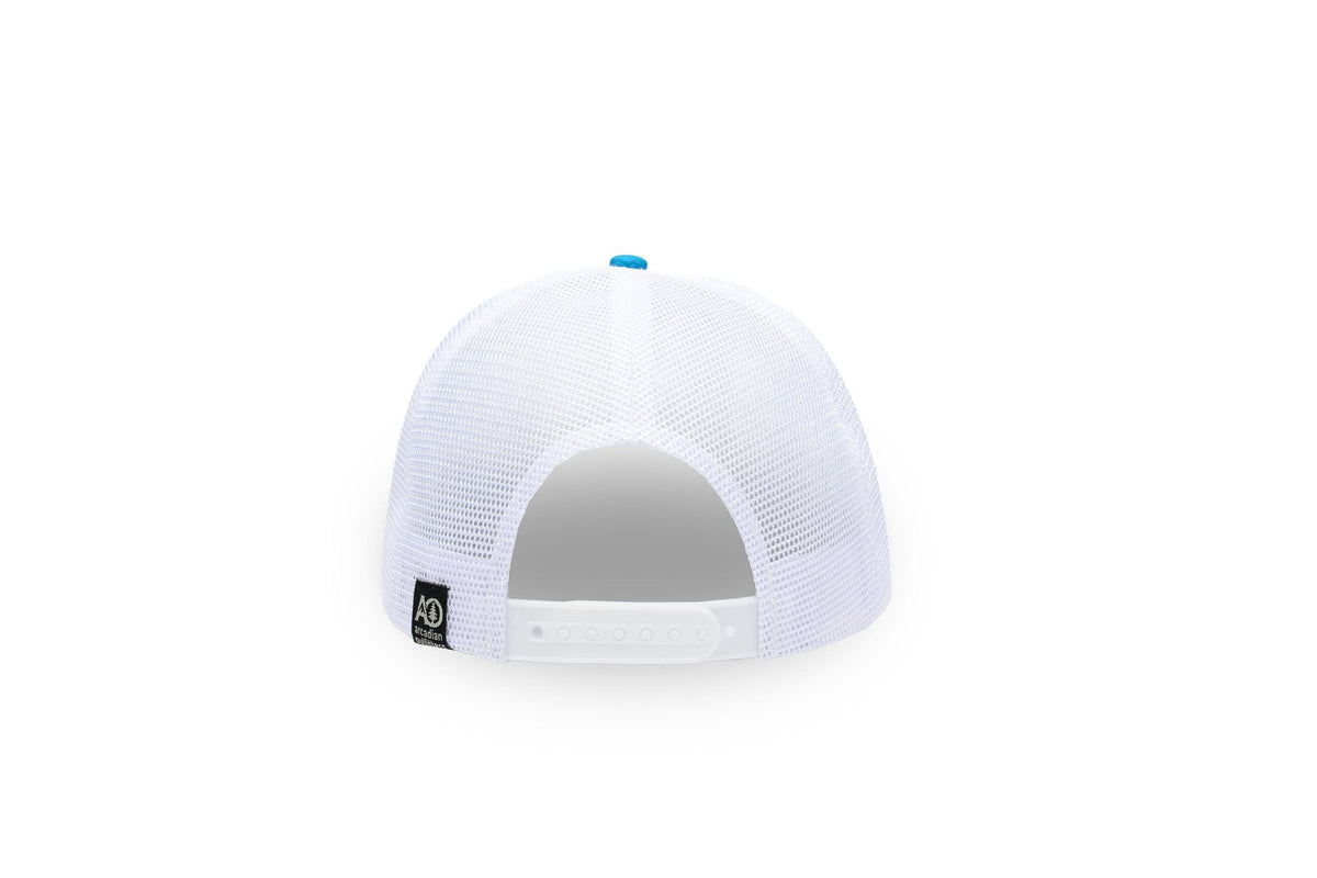BEAR LAKE-SUB-TURQUOISE-WHITE MESH - back