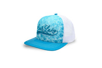 BEAR LAKE-SUB-TURQUOISE-WHITE MESH - patch detail
