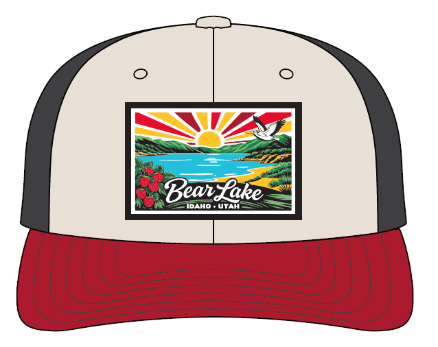 Bear Lake WL-Stone-Red-Charcoal Mesh