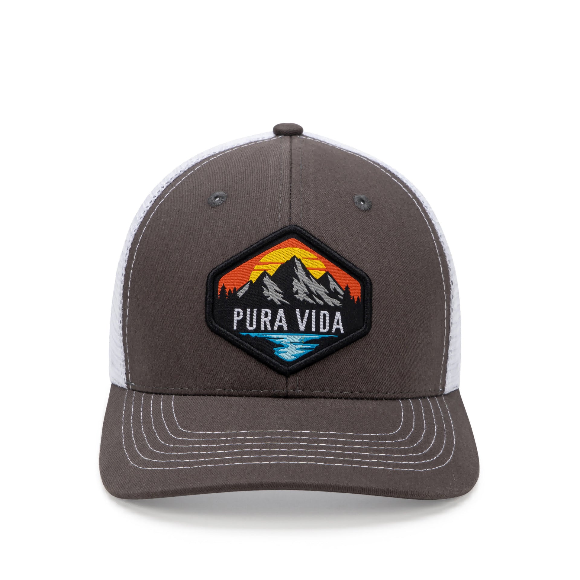 CA PURA VIDA Charcoal/White