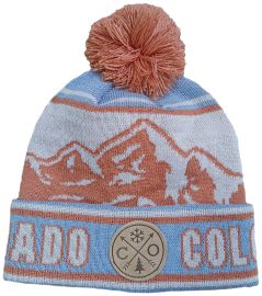 CO Arrows Blu-Terracotta Beanie