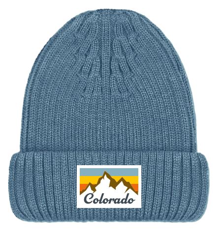 CO Peak Blue Beanie