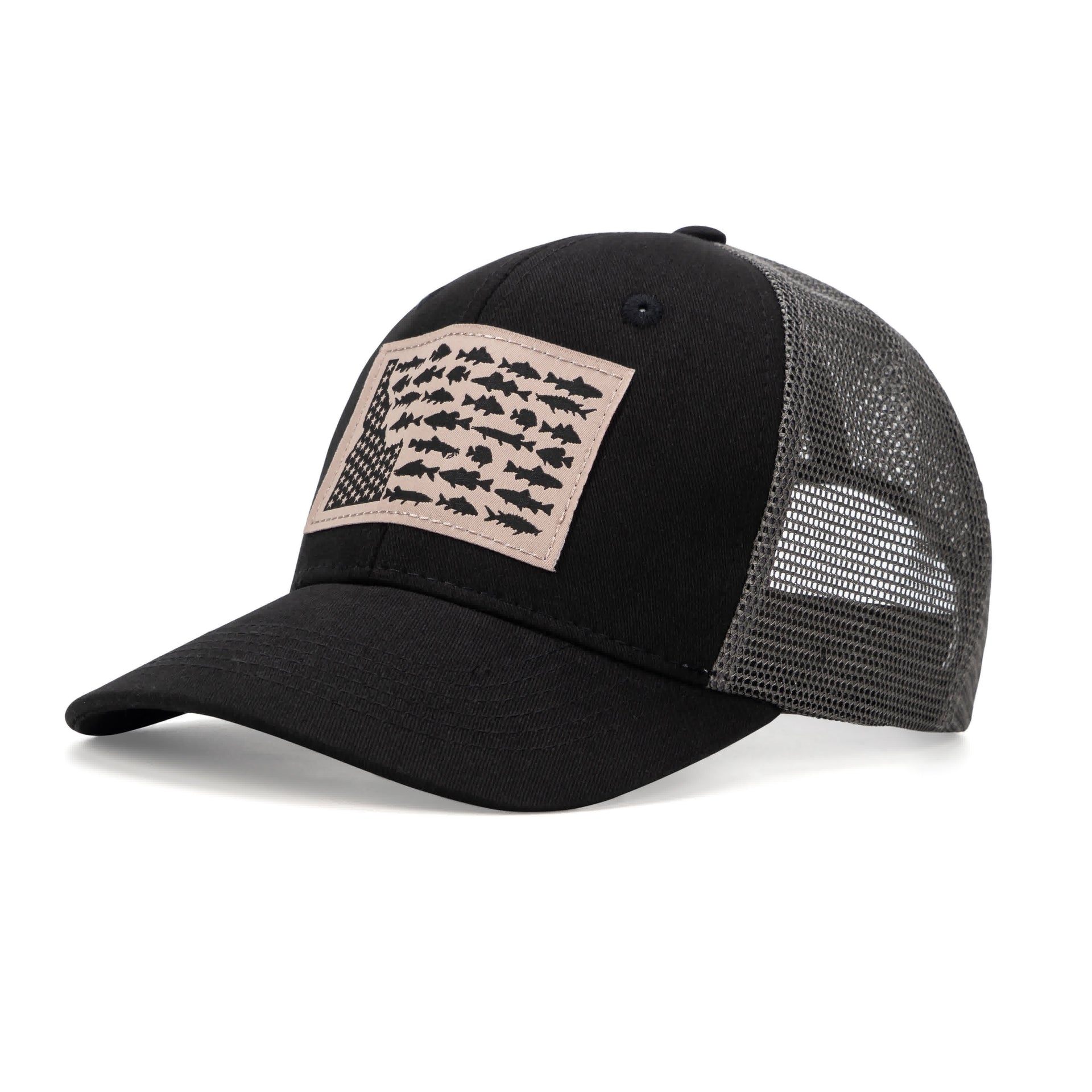 ID Fish Flag Black