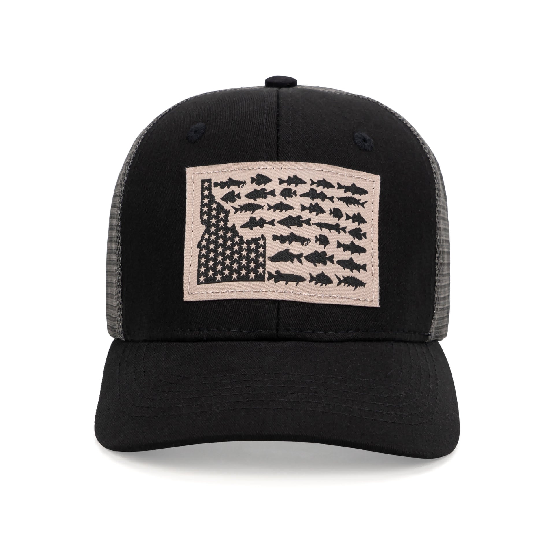 ID Fish Flag Black