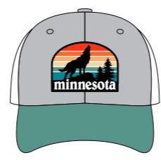 MN Wolf Sage/White