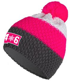 MT Youth Snowflake Pink Beanie