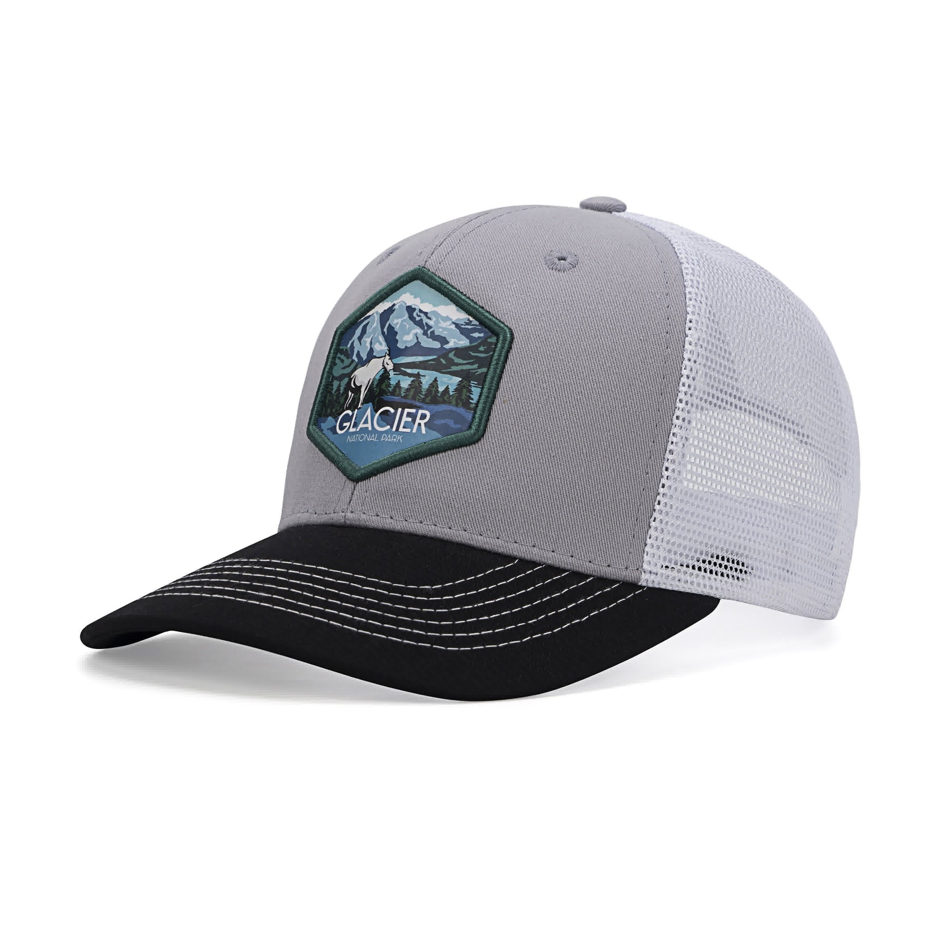 GLACIER NP - Grey-Black-White