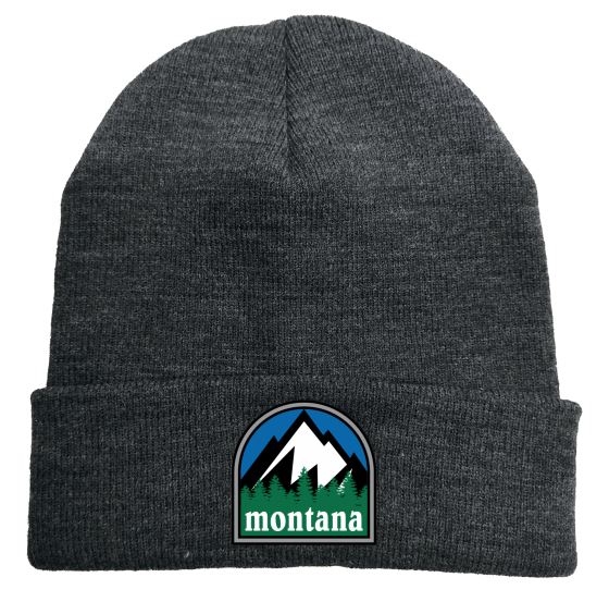 MT Mountain Charcoal Beanie