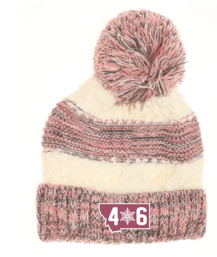 MT 406 Snowflake Pink Beanie