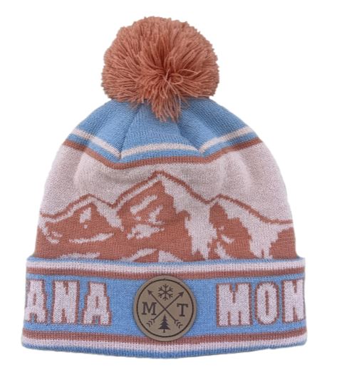 MT Arrows Blu-Terracotta Beanie