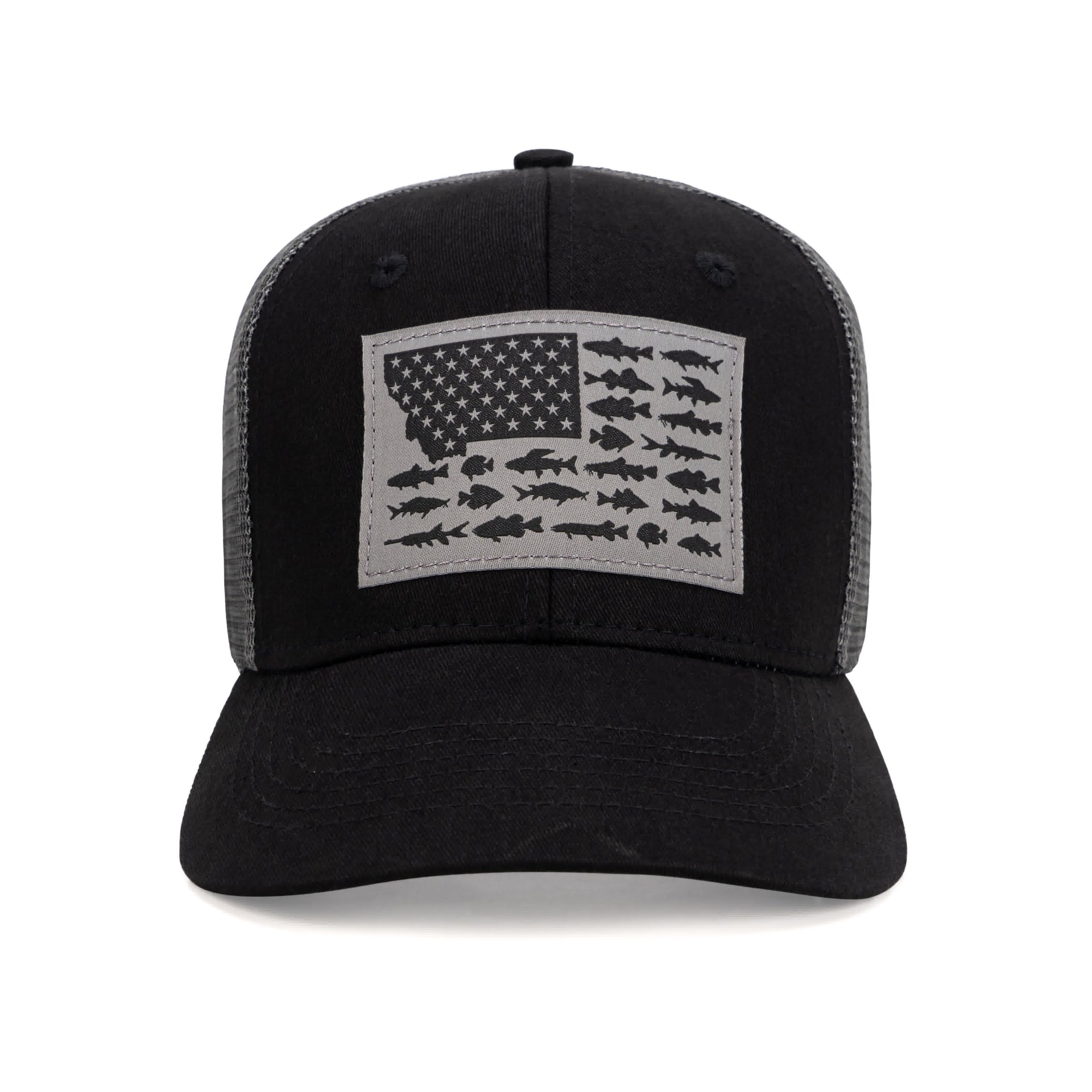 MT Fish Flag Black