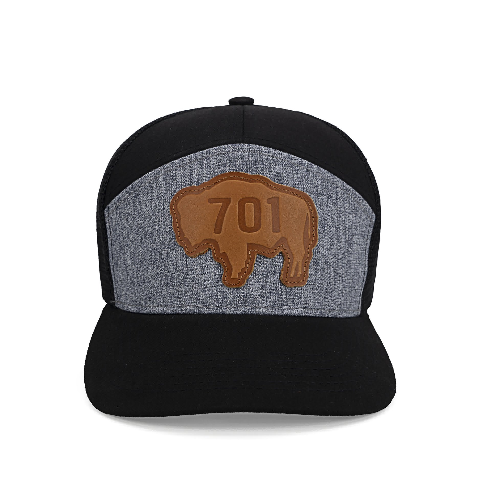 ND Bison 7 Panel Heather-Black