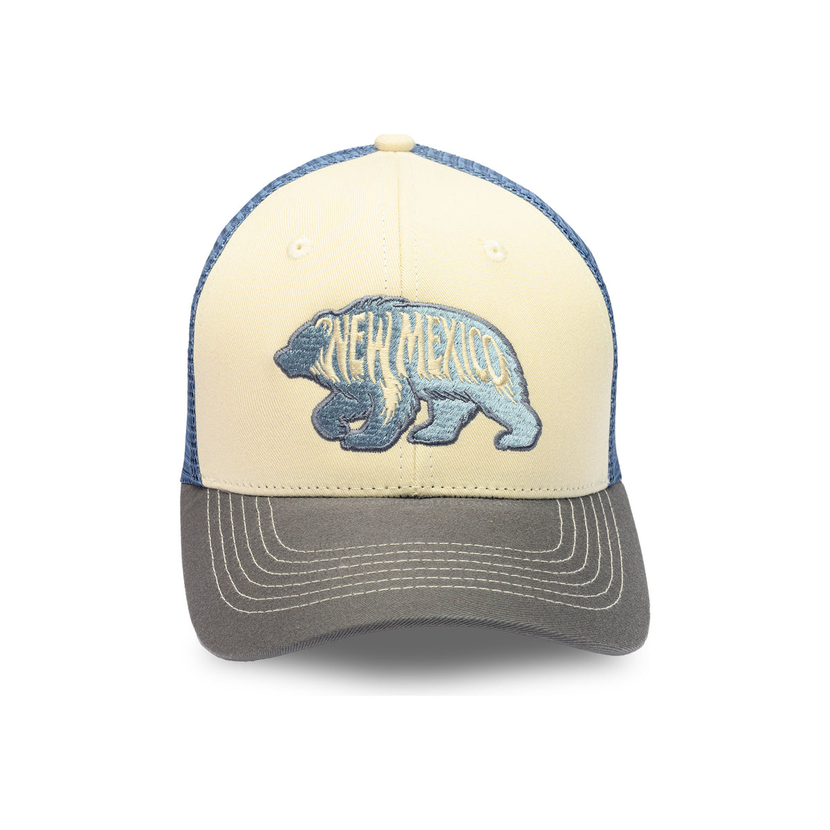 NM BEAR-Cream-Navy-Blue Mesh