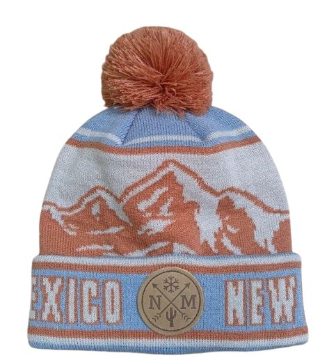 NM Blu-Terracotta Beanie