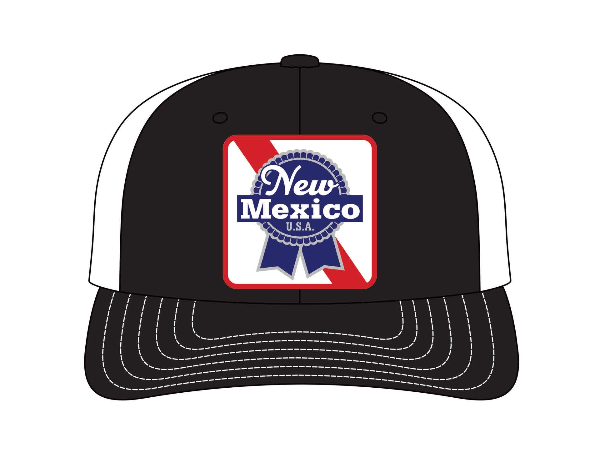 NM Blue Ribbon Black - White