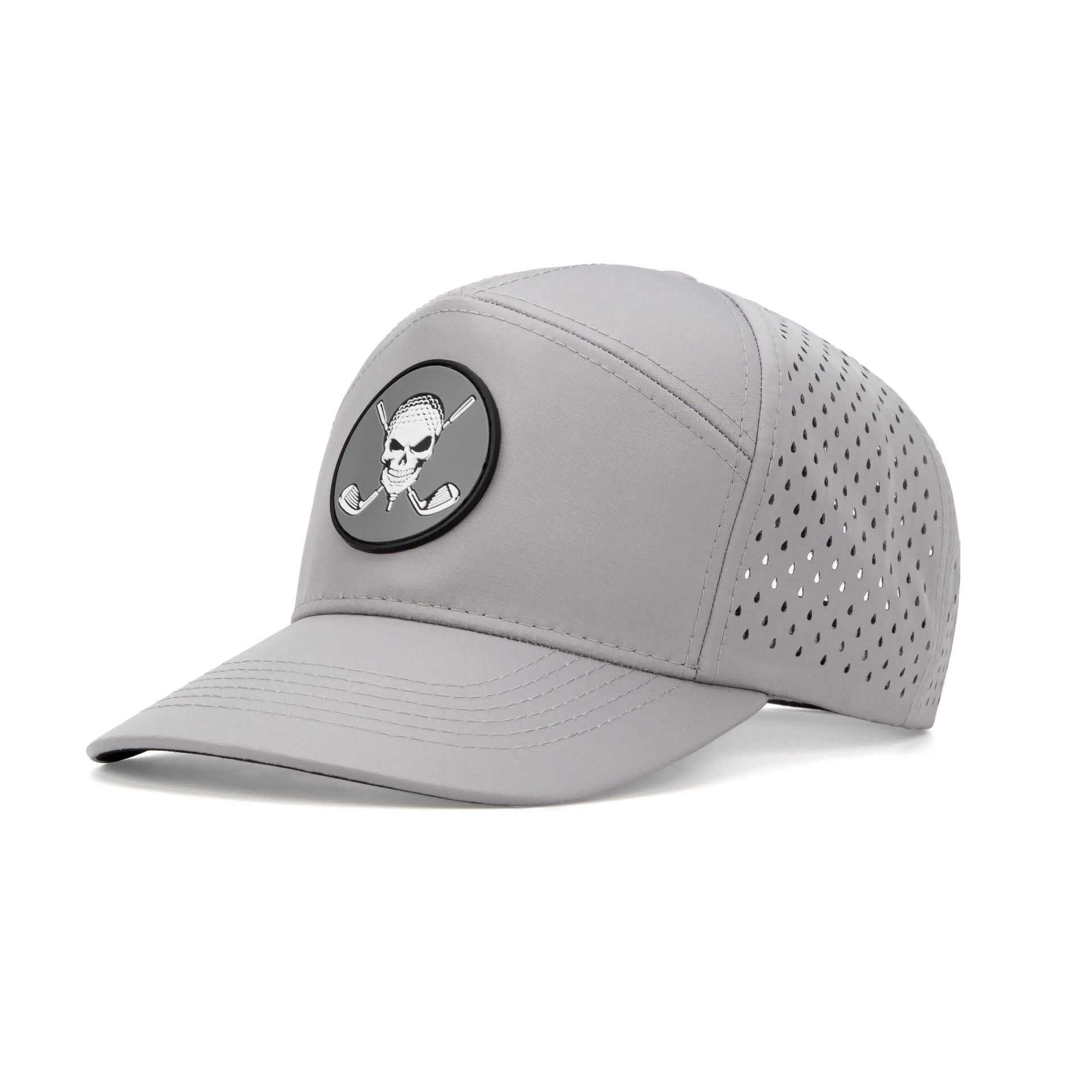 Golf Skull Grey-Grey Laser