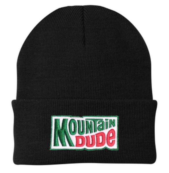 MTN Dude Black Beanie