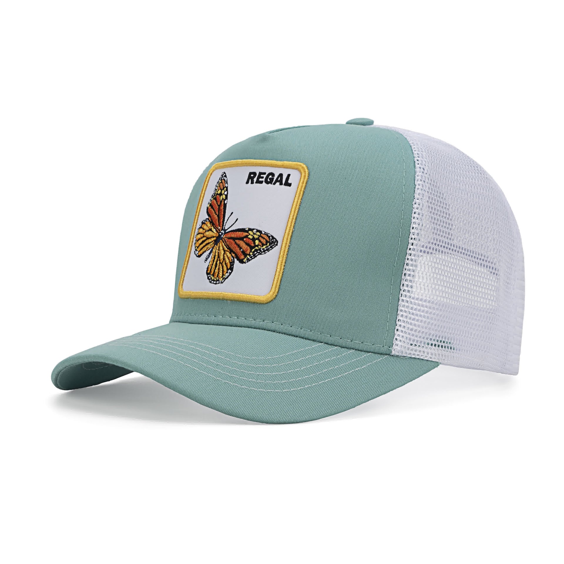 Monarch Sea Green-White
