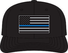 THIN BLUE LINE SOLID BACK