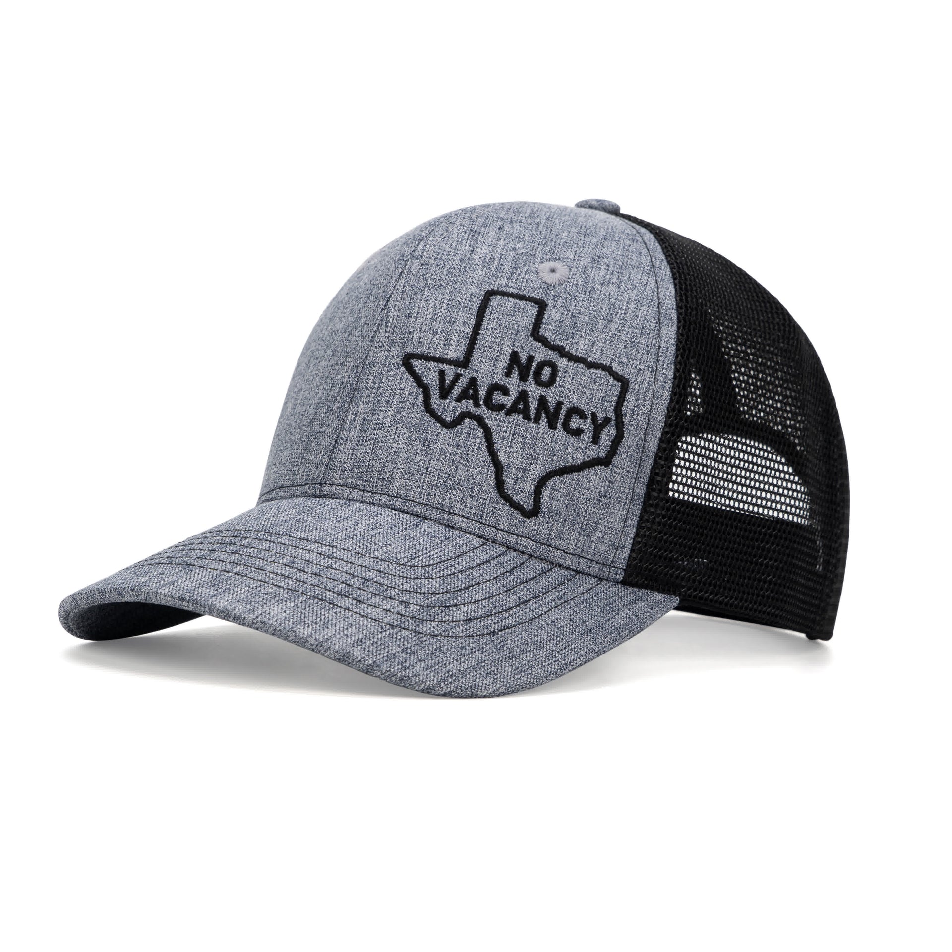 TX NO VACANCY Heather - Black