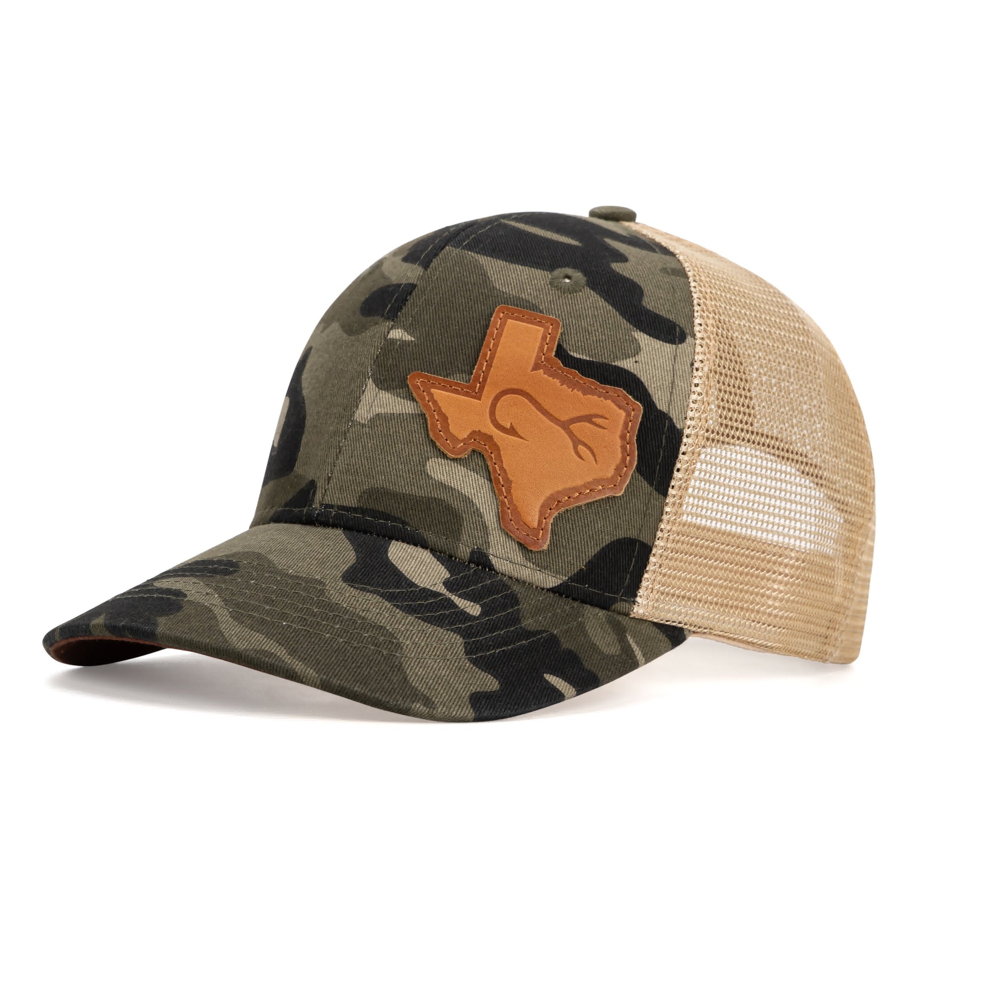 TX HOOK & HORN Camo-Tan