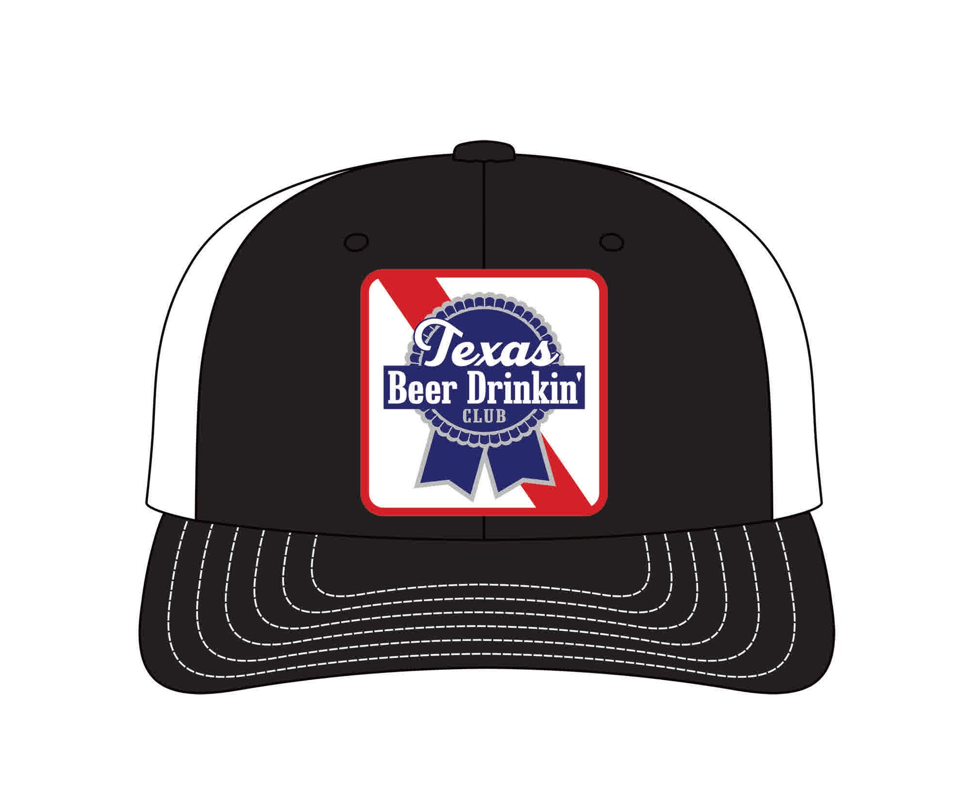 TX BLUE RIBBON Black - White